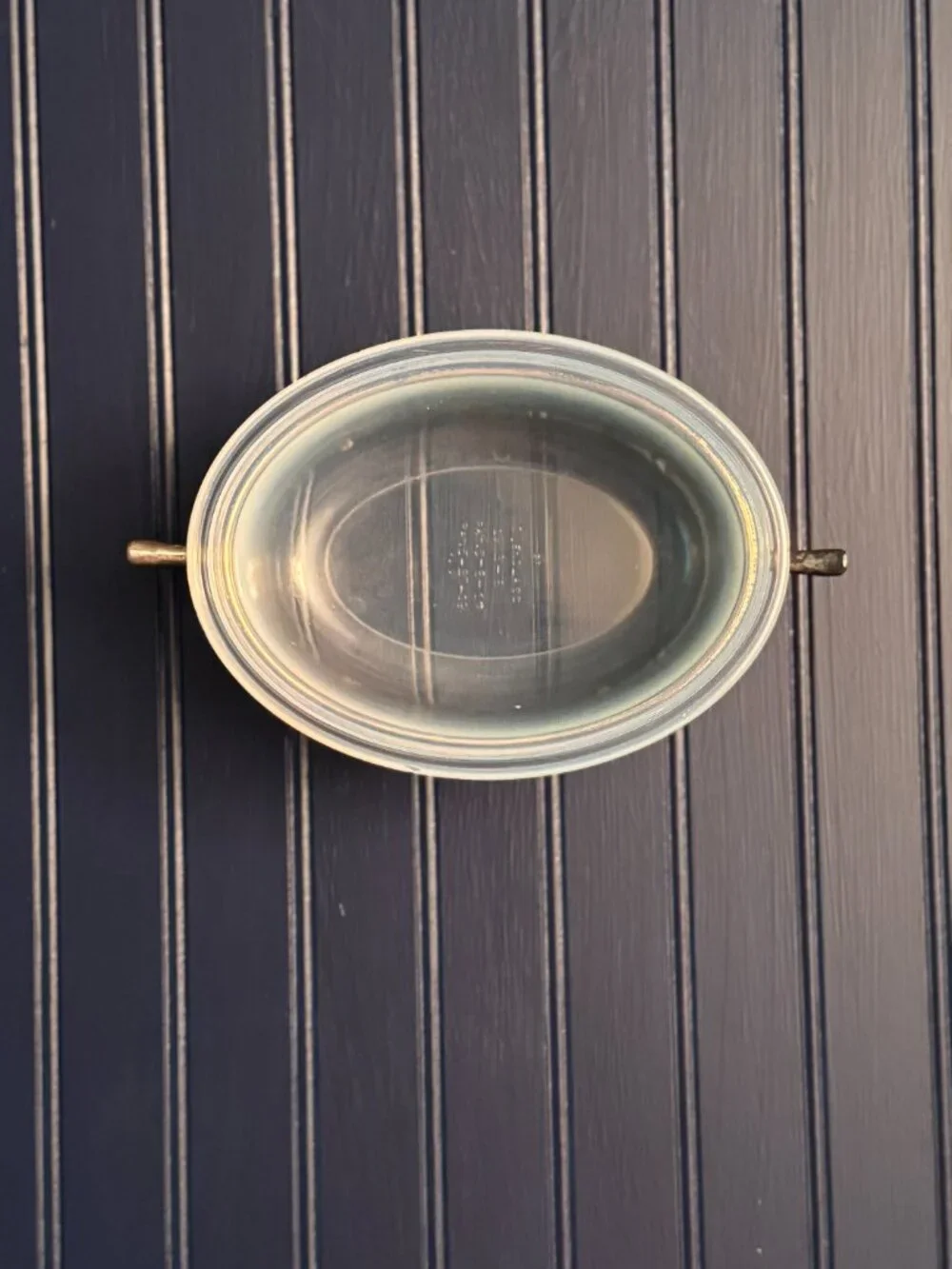 Antique H.C. Fry Ovenglass Casserole with Silver-Plated Caddy | Opalescent Glass